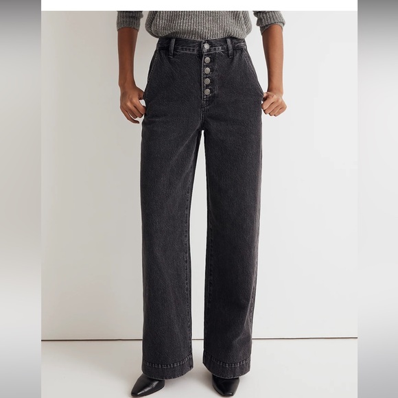 Madewell Denim - Madewell Superwide-Leg Jeans Size 27 NWT